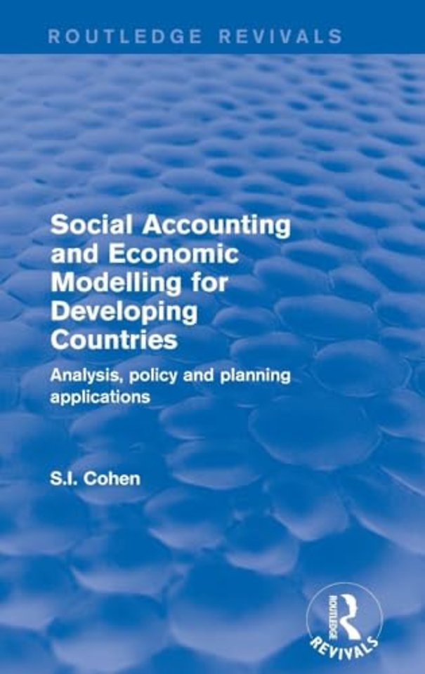 Revival: Social Accounting and Economic Modelling for Developing Countries (2002)