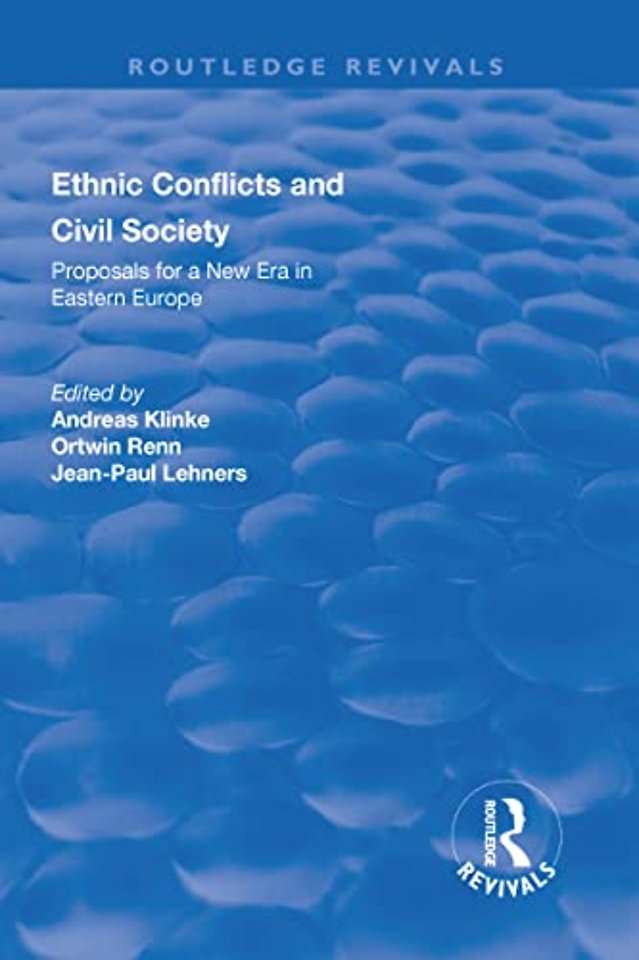Ethnic Conflicts and Civil Society