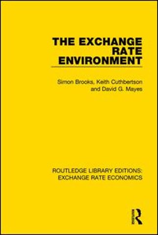 Exchange Rate Environment