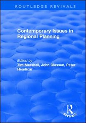Contemporary Issues in Regional Planning