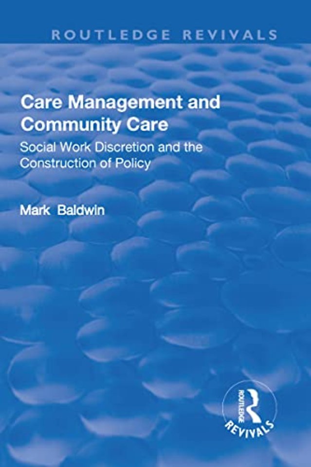 Care Management and Community Care