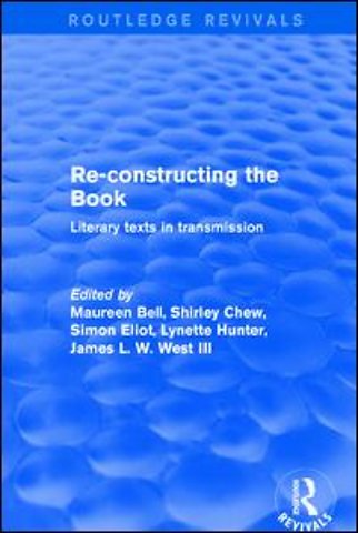 Re-Constructing the Book