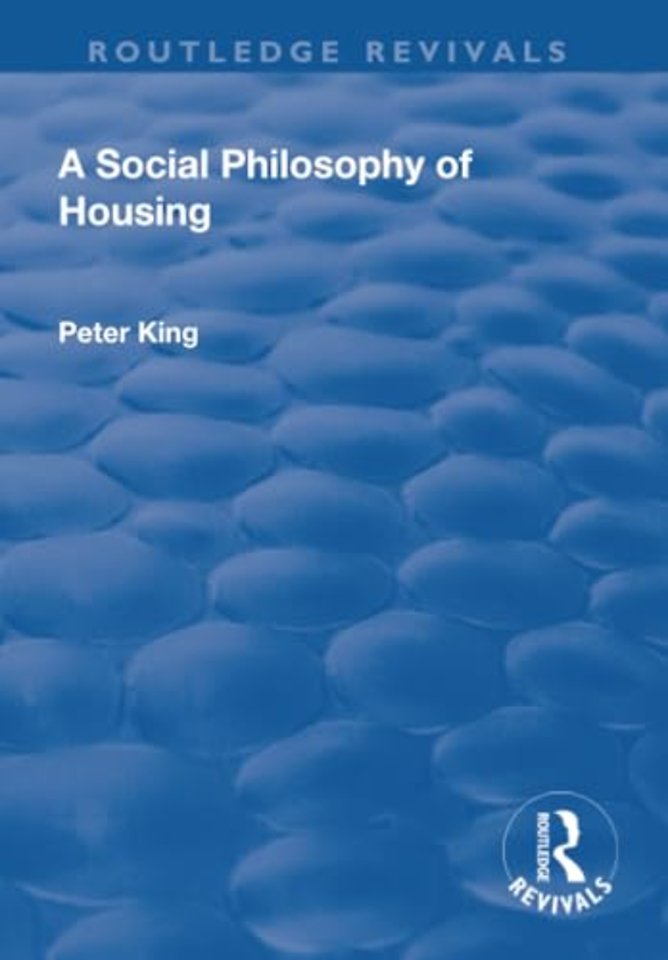 Social Philosophy of Housing