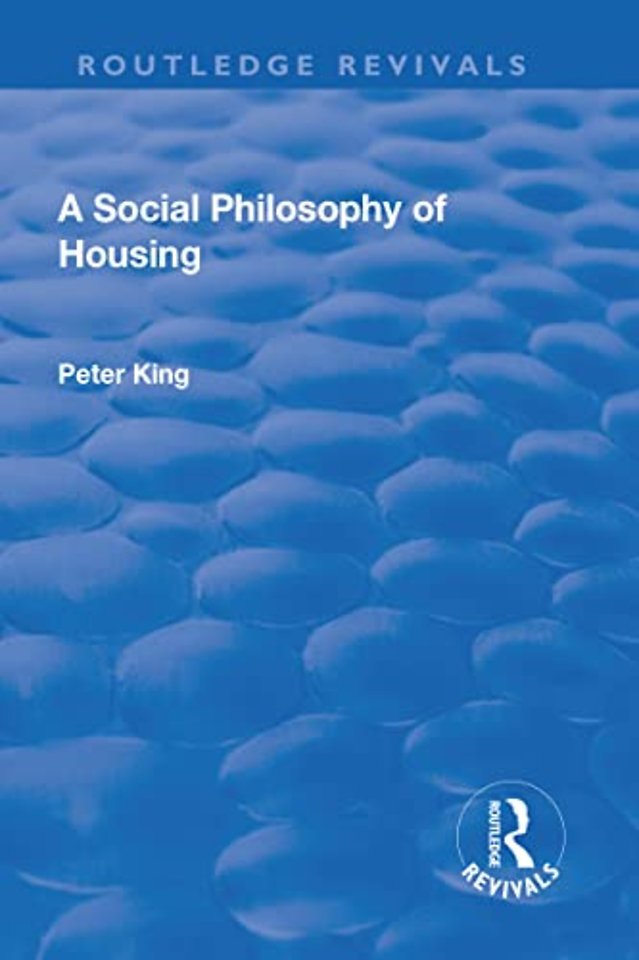 Social Philosophy of Housing