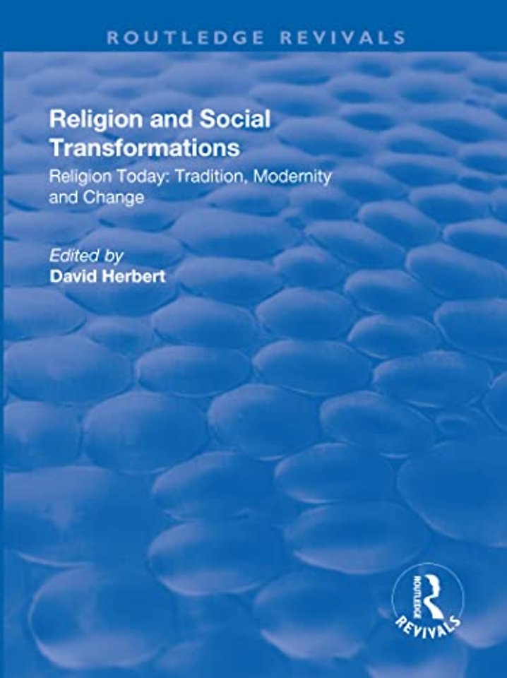 Religion and Social Transformations