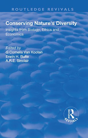Conserving Nature's Diversity: Insights from Biology, Ethics and Economics