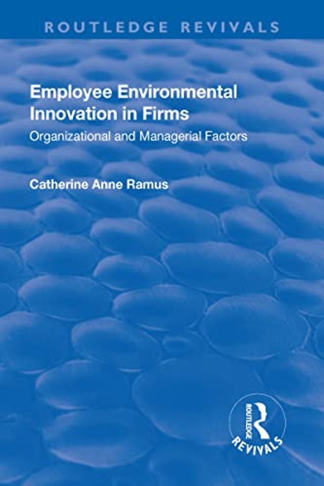 Employee Environmental Innovation in Firms