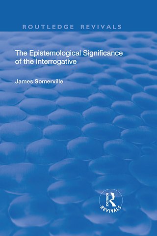 Epistemological Significance of the Interrogative
