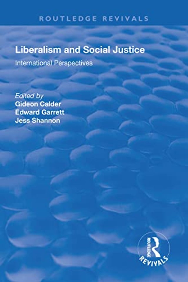 Liberalism and Social Justice