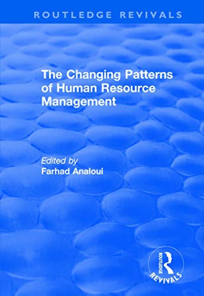 Changing Patterns of Human Resource Management