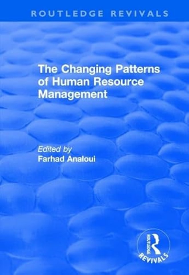 Changing Patterns of Human Resource Management