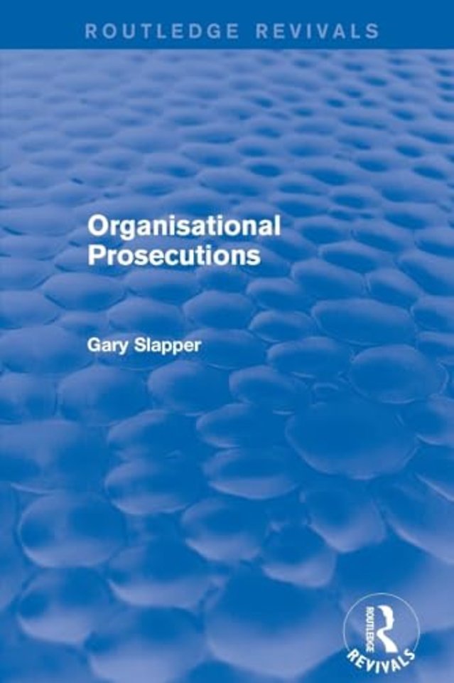 Organisational Prosecutions