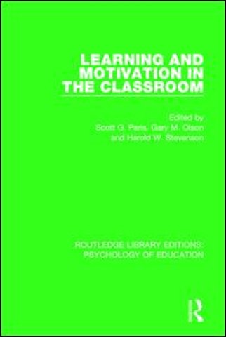 Learning and Motivation in the Classroom