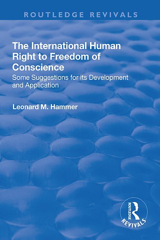 International Human Right to Freedom of Conscience