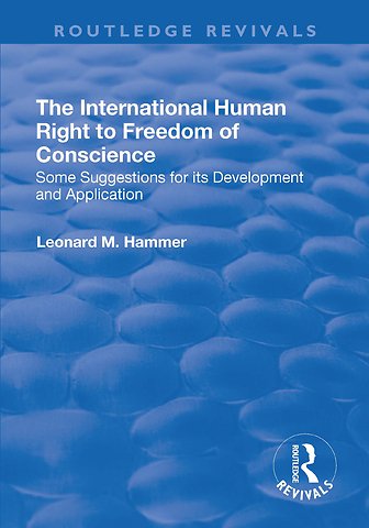 International Human Right to Freedom of Conscience