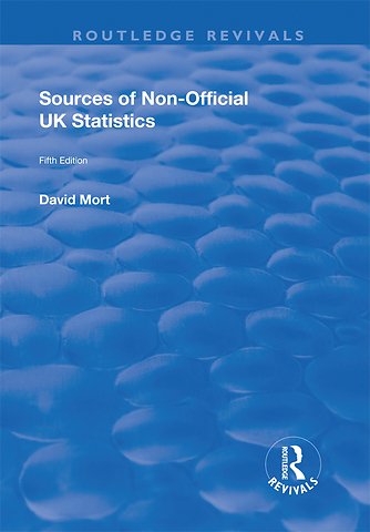Sources of Non-official UK Statistics