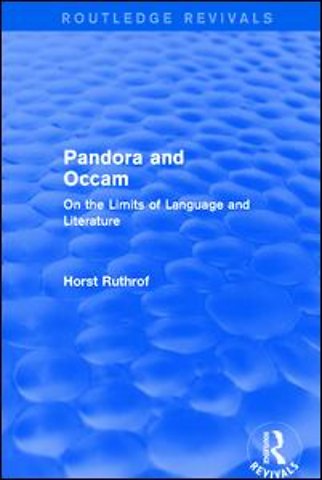 Routledge Revivals: Pandora and Occam (1992)