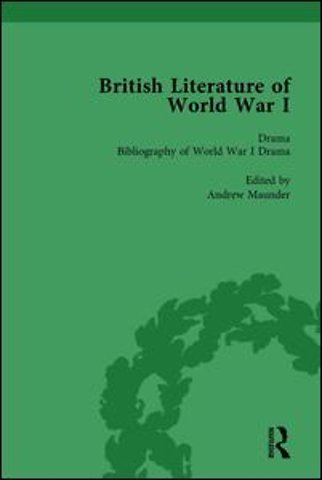 British Literature of World War I, Volume 5