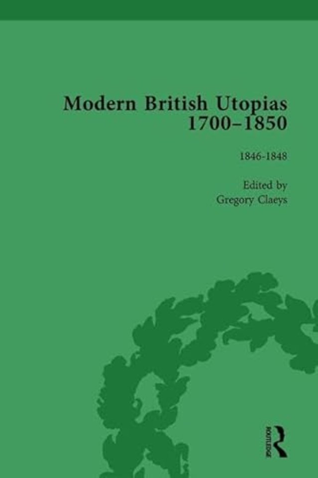 Modern British Utopias, 1700-1850 Vol 8