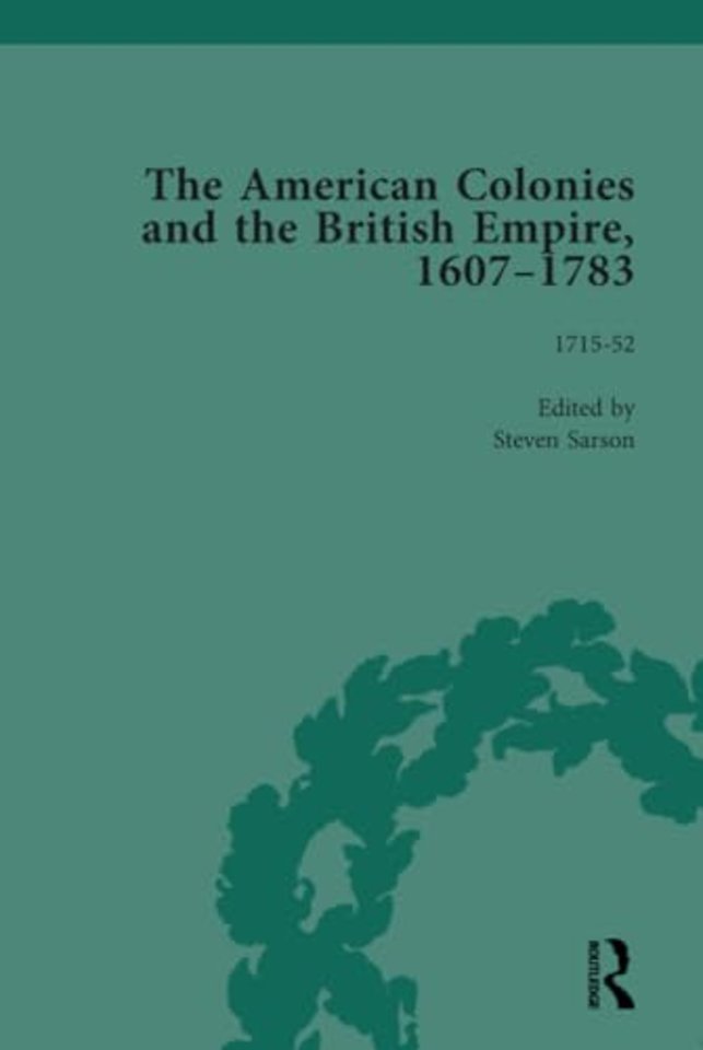 American Colonies and the British Empire, 1607-1783, Part I Vol 3