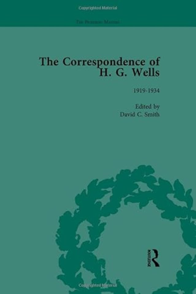 Correspondence of H G Wells Vol 3