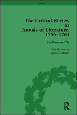 Critical Review or Annals of Literature, 1756-1763 Vol 8