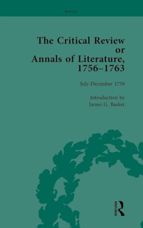 Critical Review or Annals of Literature, 1756-1763 Vol 8