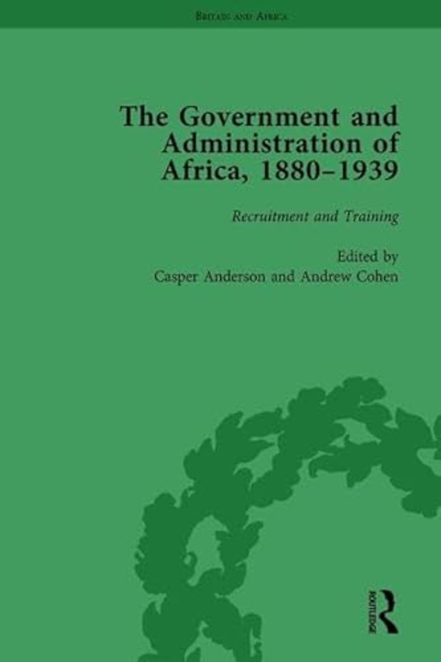 Government and Administration of Africa, 1880–1939 Vol 1