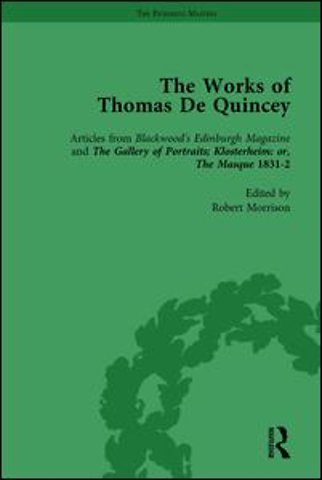 Works of Thomas De Quincey, Part II vol 8