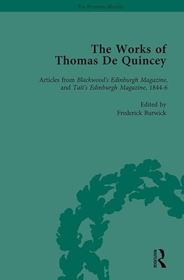 Works of Thomas De Quincey, Part III vol 15