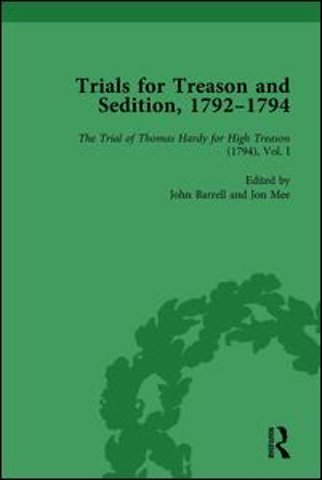 Trials for Treason and Sedition, 1792-1794, Part I Vol 2