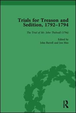 Trials for Treason and Sedition, 1792-1794, Part II vol 8