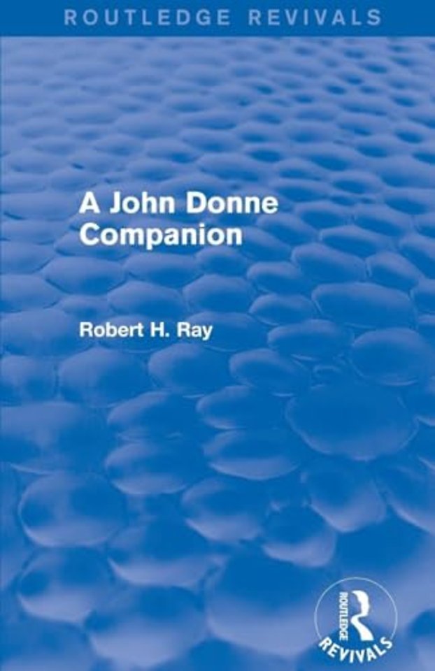 John Donne Companion (Routledge Revivals)
