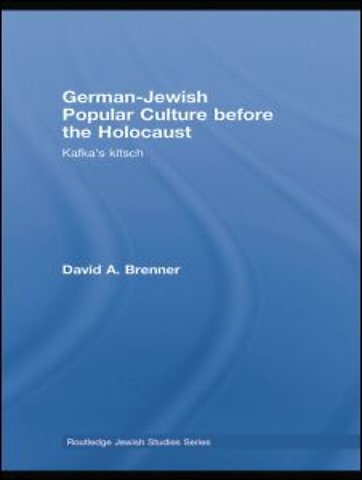 German-Jewish Popular Culture before the Holocaust