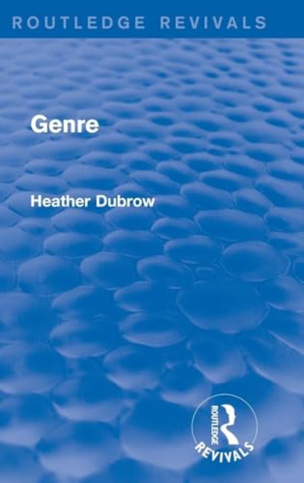 Genre (Routledge Revivals)