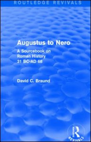 Augustus to Nero (Routledge Revivals)