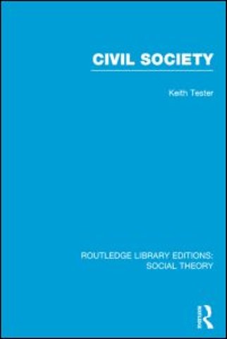 Civil Society (RLE Social Theory)