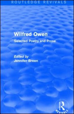 Wilfred Owen (Routledge Revivals)