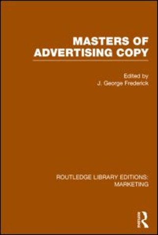 Masters of Advertising Copy (RLE Marketing)