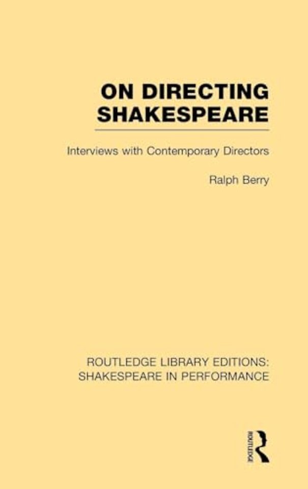 On Directing Shakespeare