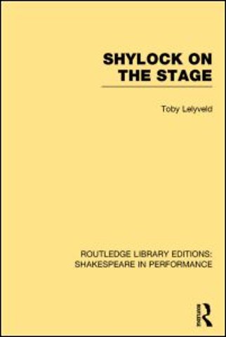Shylock on the Stage