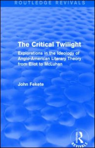 Critical Twilight (Routledge Revivals)