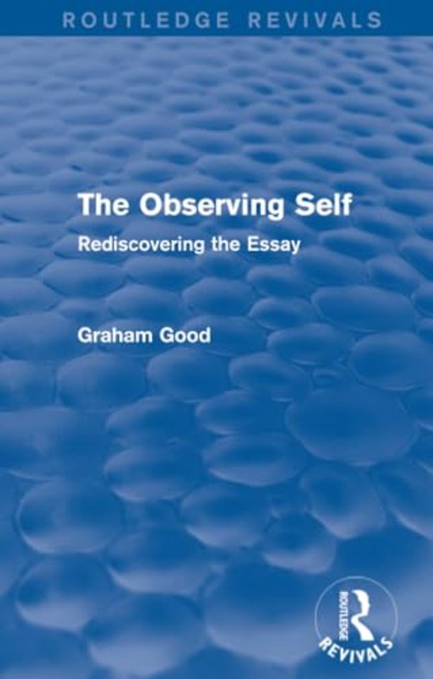 Observing Self (Routledge Revivals)