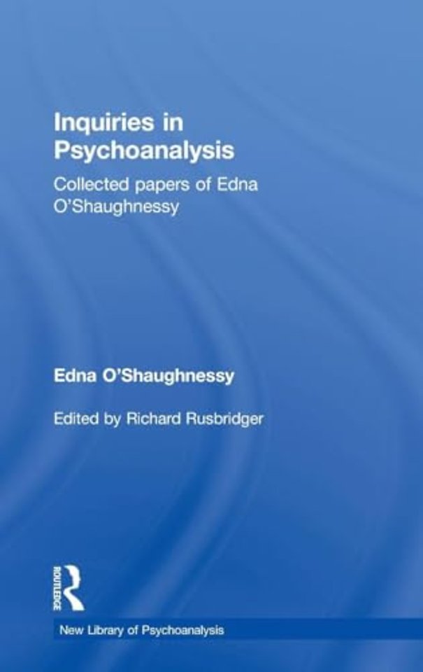 New Library of Psychoanalysis