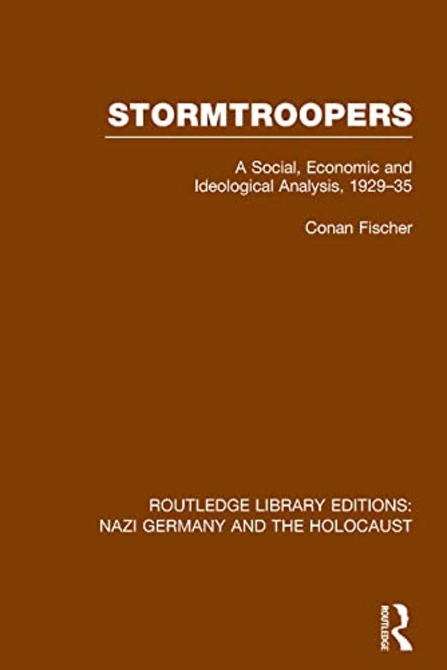 Stormtroopers (RLE Nazi Germany & Holocaust) Pbdirect