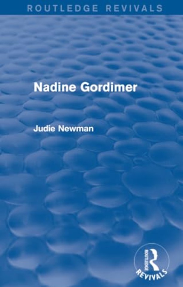 Nadine Gordimer (Routledge Revivals)