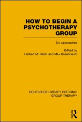 How to Begin a Psychotherapy Group