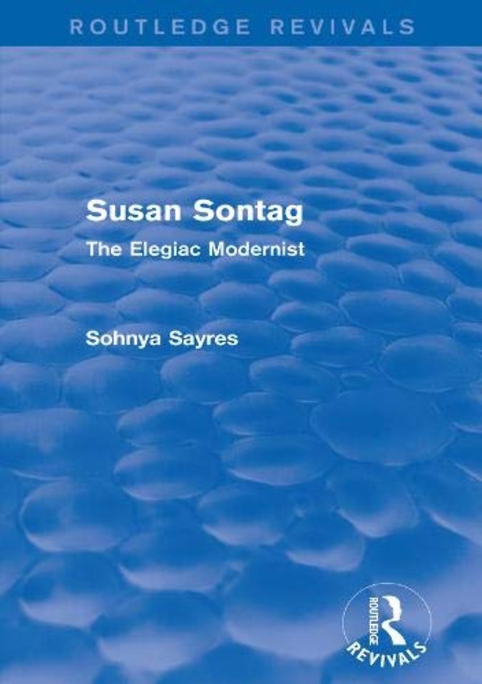 Susan Sontag (Routledge Revivals)