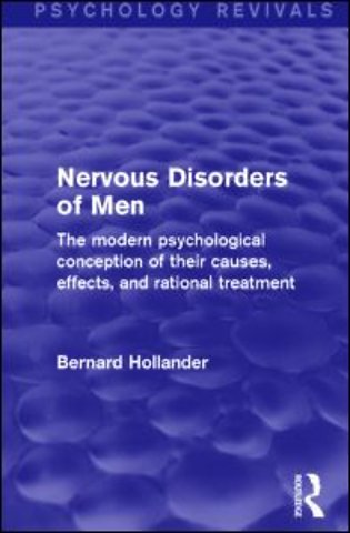 Nervous Disorders of Men (Psychology Revivals)