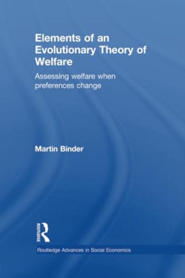 Elements of an Evolutionary Theory of Welfare